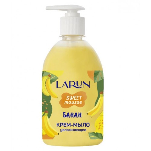 LARUN Sweet mousse Жидкое крем-мыло Банан 500мл